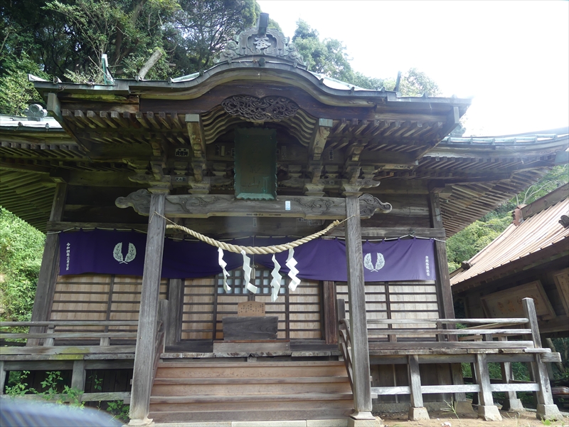 蚕影神社 つくば市神郡